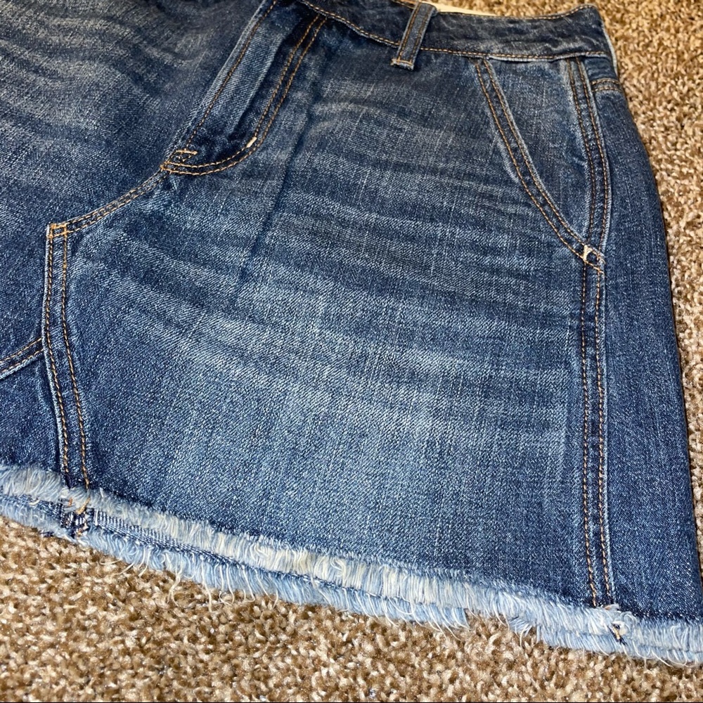 American Eagle  demin mini skirt size 10 - Picture 5 of 10
